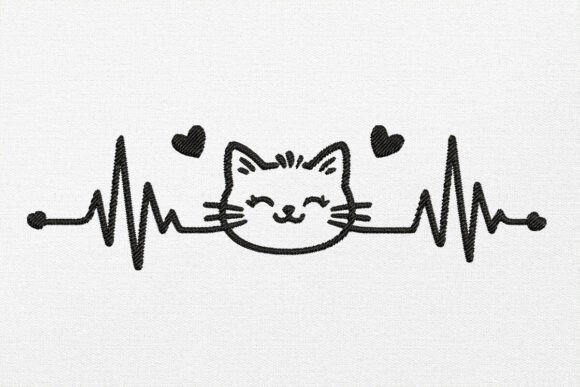 Cat Heartbeat Embroidery Design: A Designerβs Real-World Review