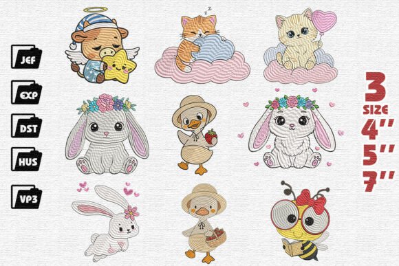 Cute Animal Embroidery Bundle Review for Gift Makers