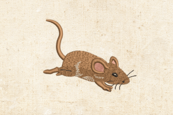 Mouse Embroidery Design: A Playful Touch for Personalized Gifts