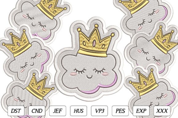 Princess Cloud Embroidery Design Review for Small Business Branding
