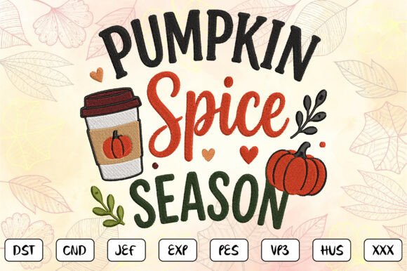 Pumpkin Spice Season Embroidery
